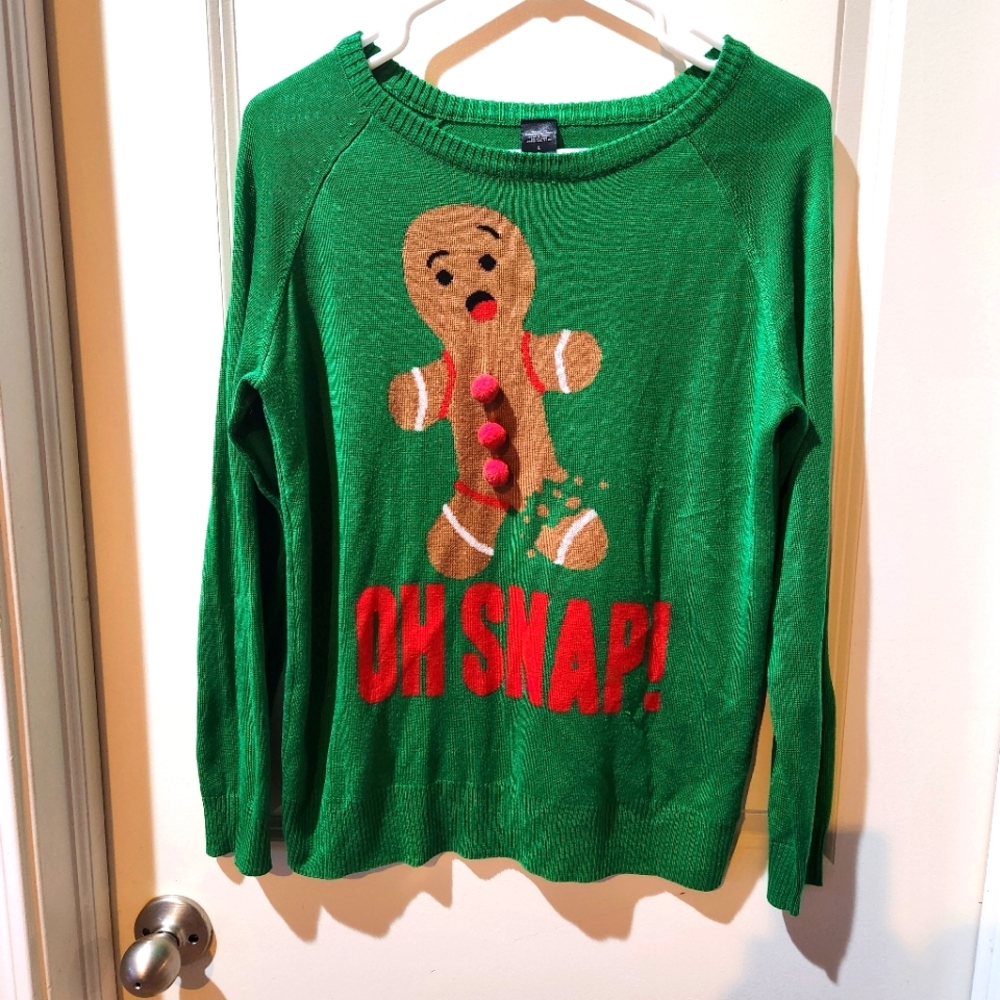 Sad gingerbread sweater